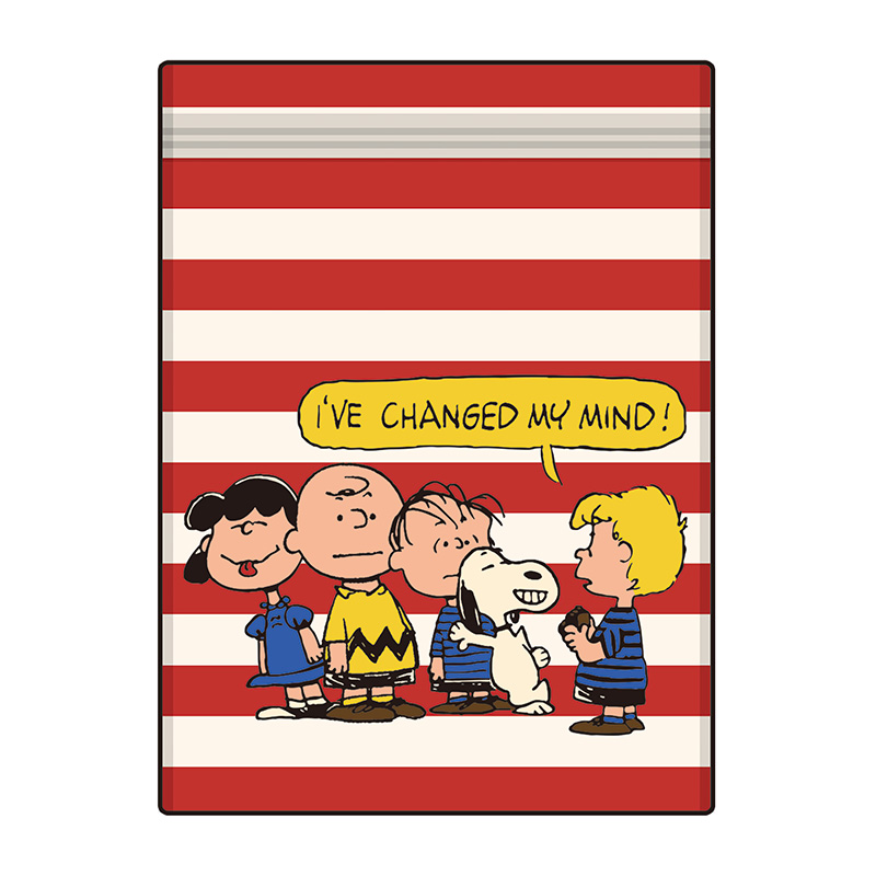 PEANUTS スヌーピー STORAGE BAG 4枚SET  RD-STRIPED PATTERN/PQ-914